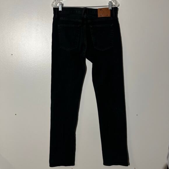 Hiroshi Kato The Needle Skinny Jeans Black Raw Stretch Selvedge USA Mens 30X32 - Picture 4 of 7